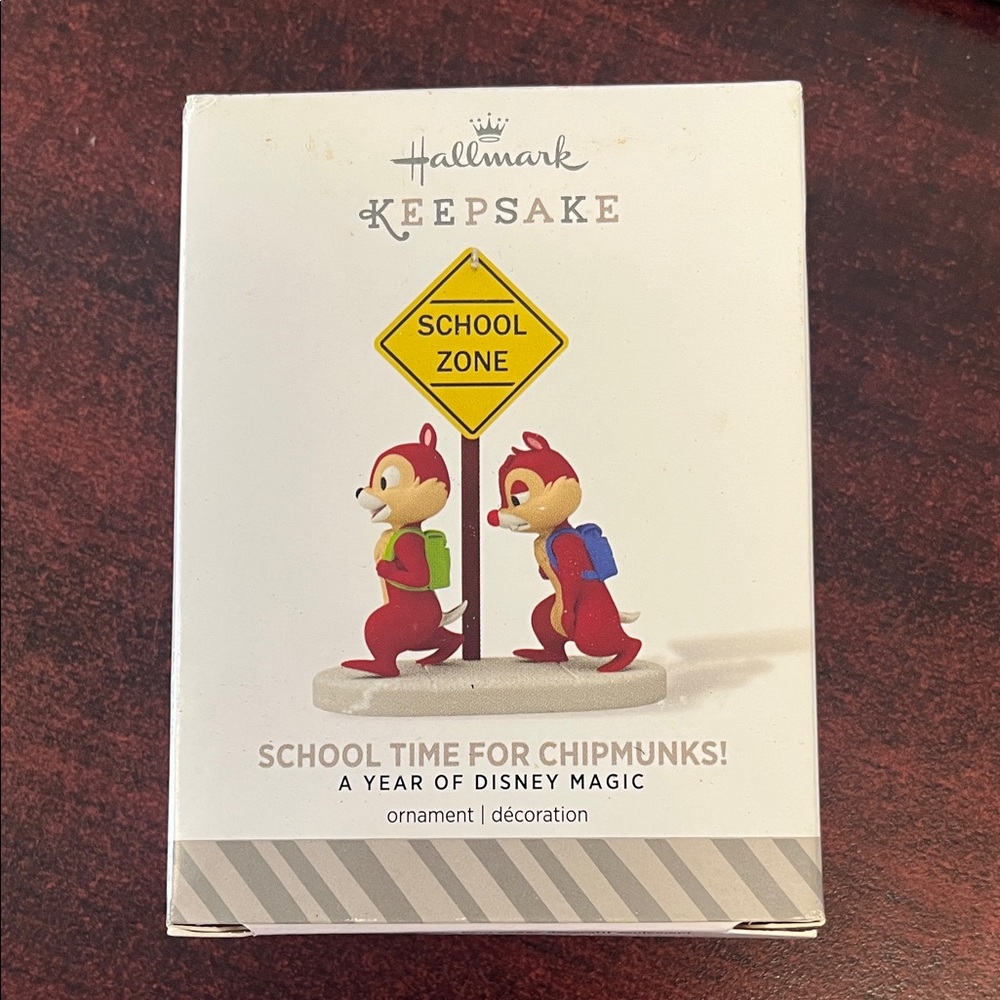 Hallmark Keepsake Chipmunks School Zone Ornament